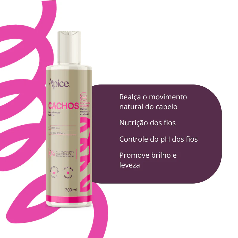 Condicionador Cachos Nutritivo 300ml - Image 3