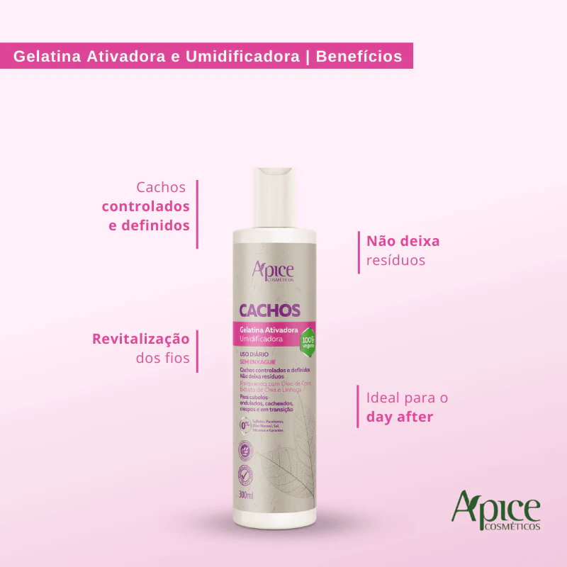 Kit Cachos - Shampoo, Condicionador e Gelatina (3 ITENS) - Image 4