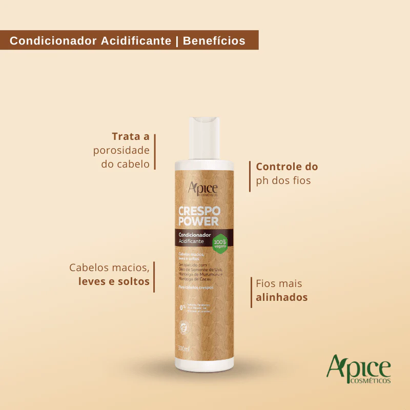 Kit Crespo Power - Shampoo, Co Wash, Condicionador, Gelatina, Máscara e Creme de Pentear (6 ITENS) - Image 7