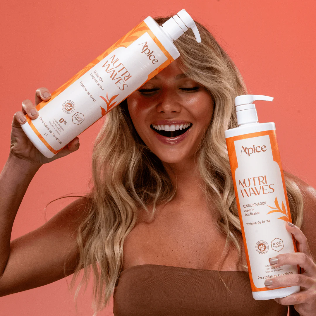 Kitão Onduladas Nutri Waves - Shampoo, Condicionador, Máscara e Creme de Pentear (4 itens) - Image 4